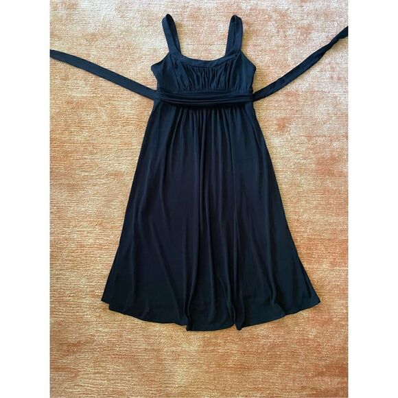 A PEA IN THE POD ABS ALLEN SCHWARTZ black dress - Picture 1 of 9